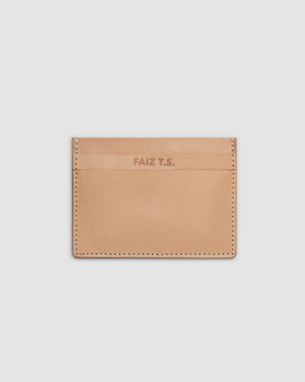 Short Cowhide Leather Cardholder FAIZ T.S. CO.