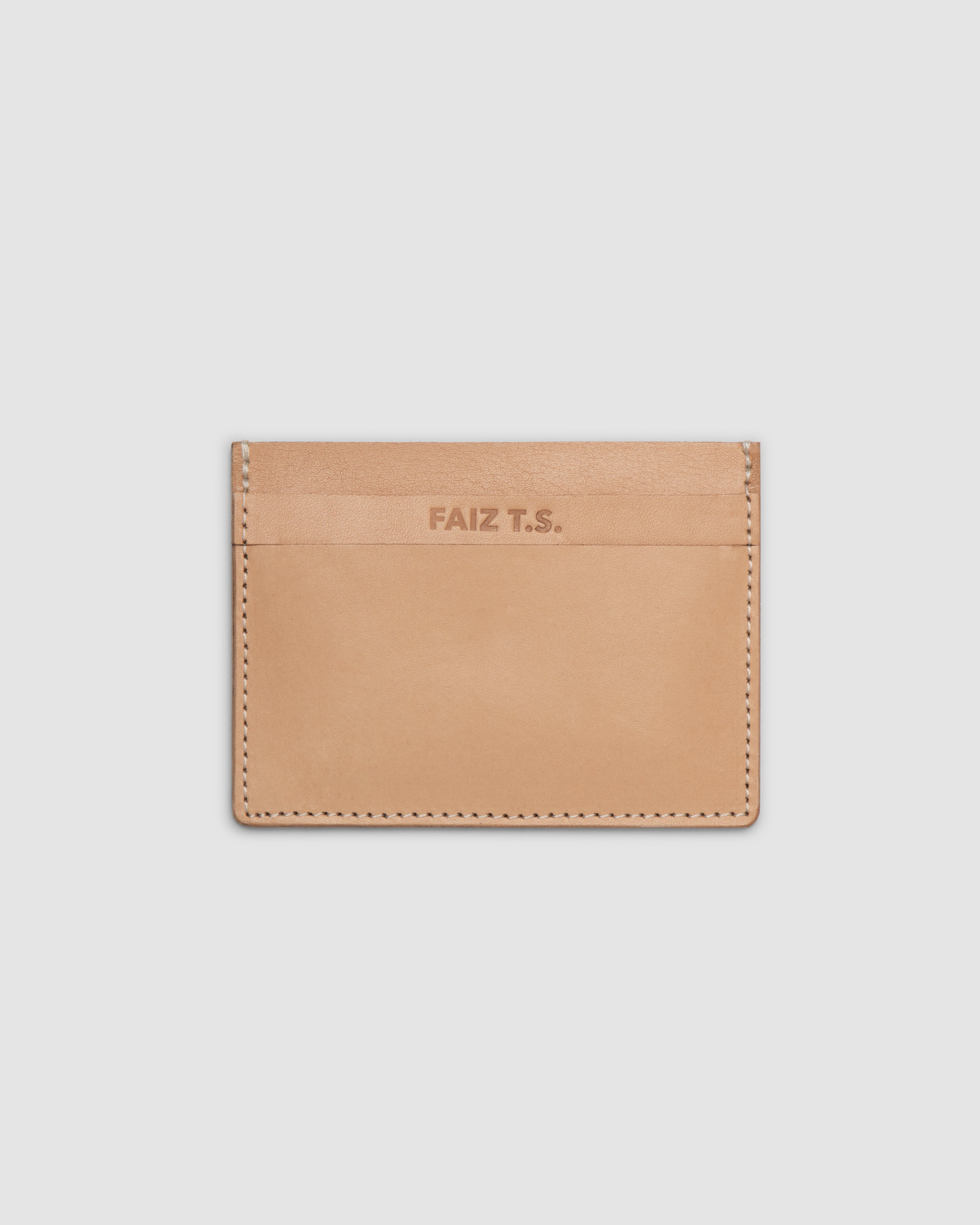 Short Cowhide Leather Cardholder FAIZ T.S. CO.