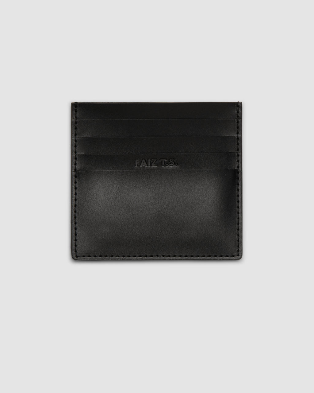 Tall Cowhide Leather Cardholder FAIZ T.S. CO.
