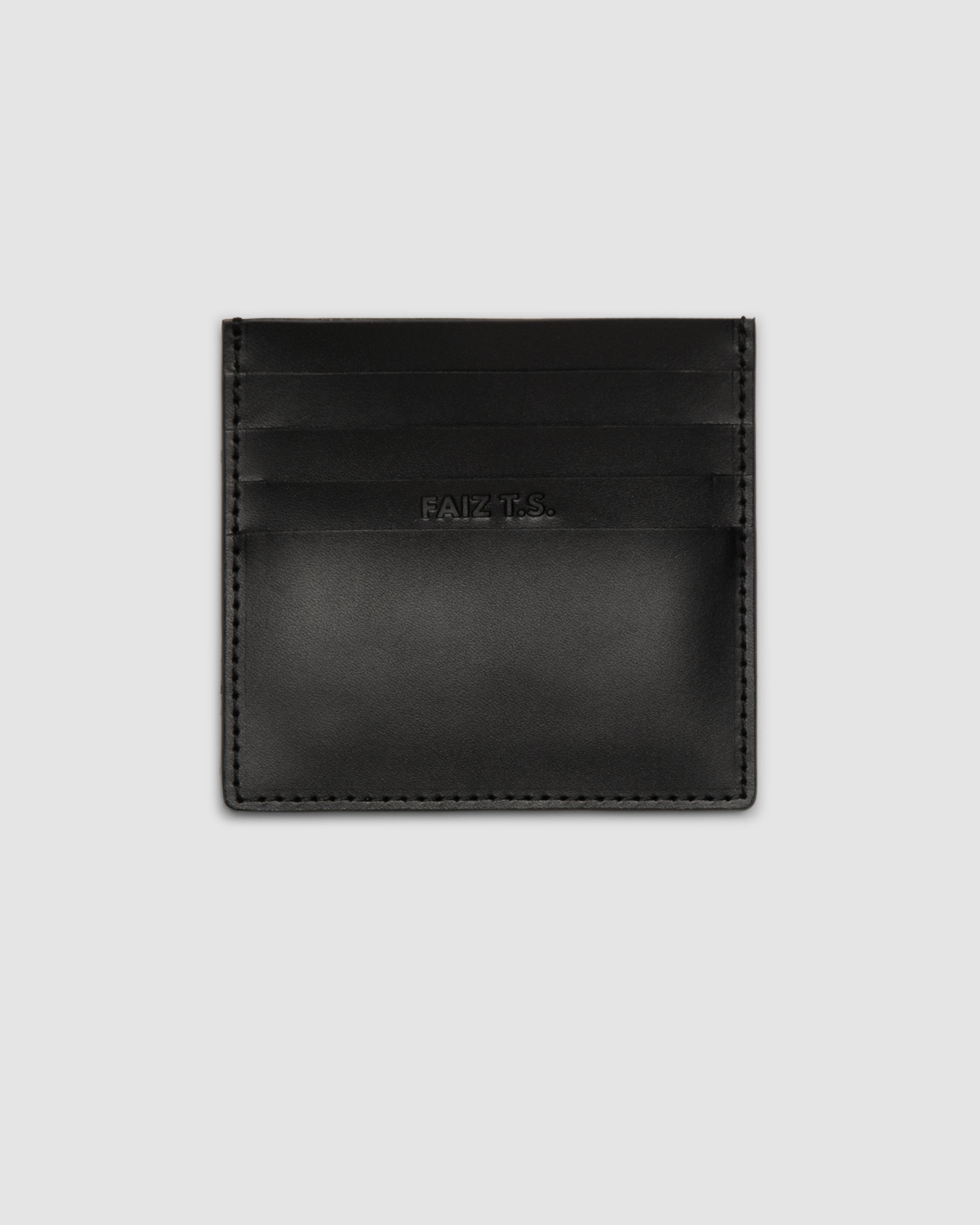 Tall Cowhide Leather Cardholder FAIZ T.S. CO.