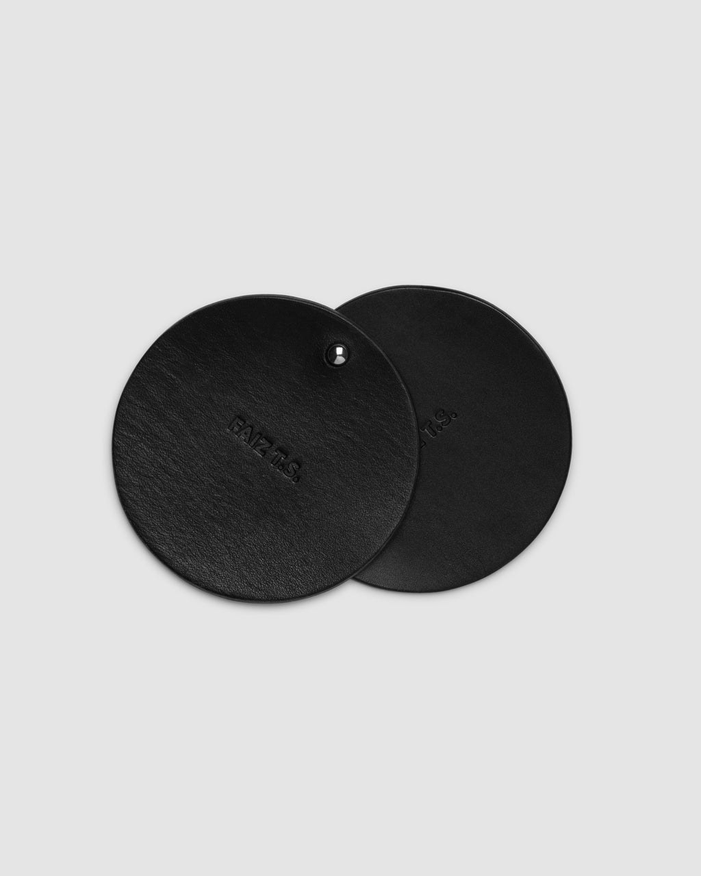 Giboshi Brass & Leather Cowhide Coasters FAIZ T.S. CO.