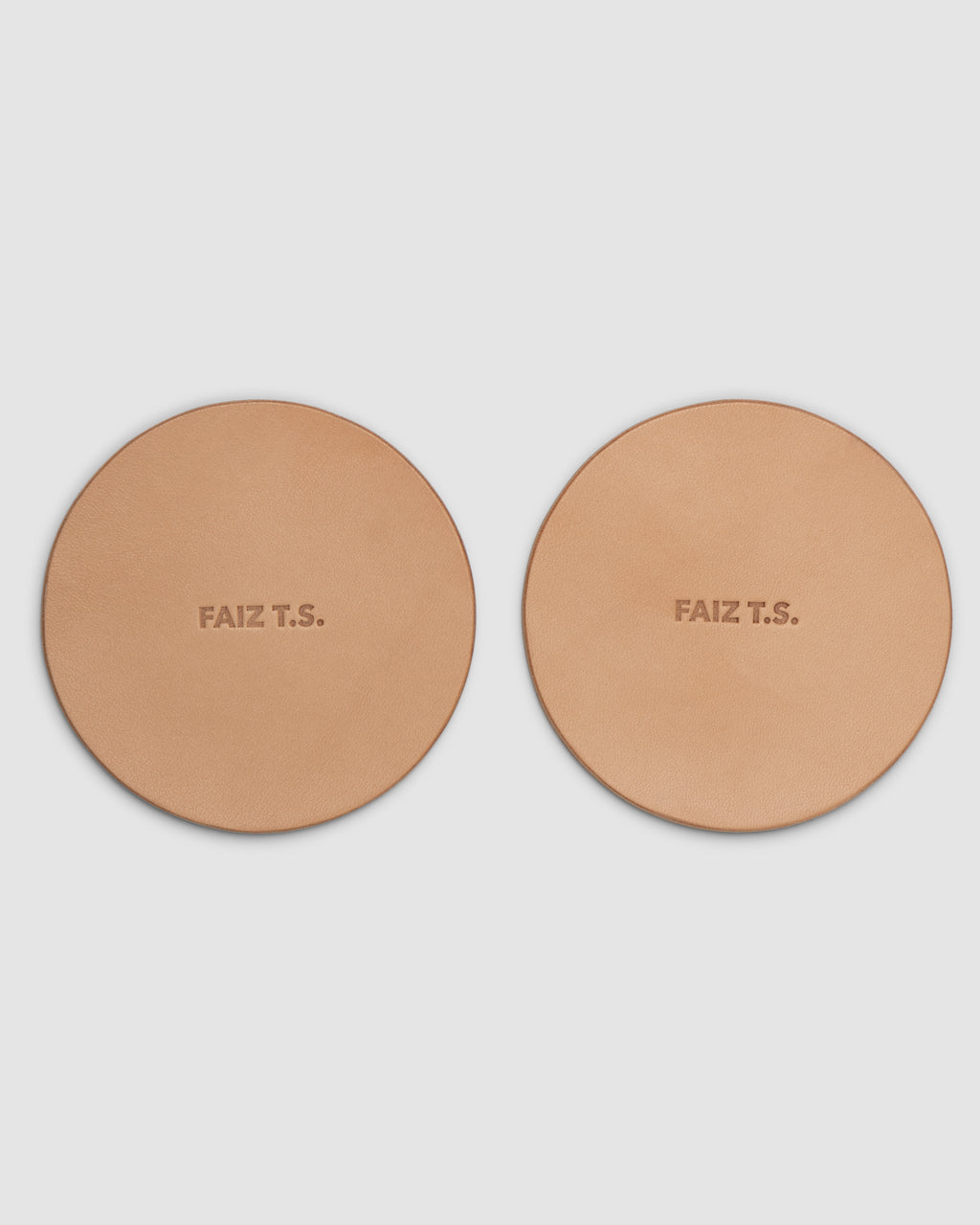 Standard Leather Cowhide Coasters FAIZ T.S. CO.