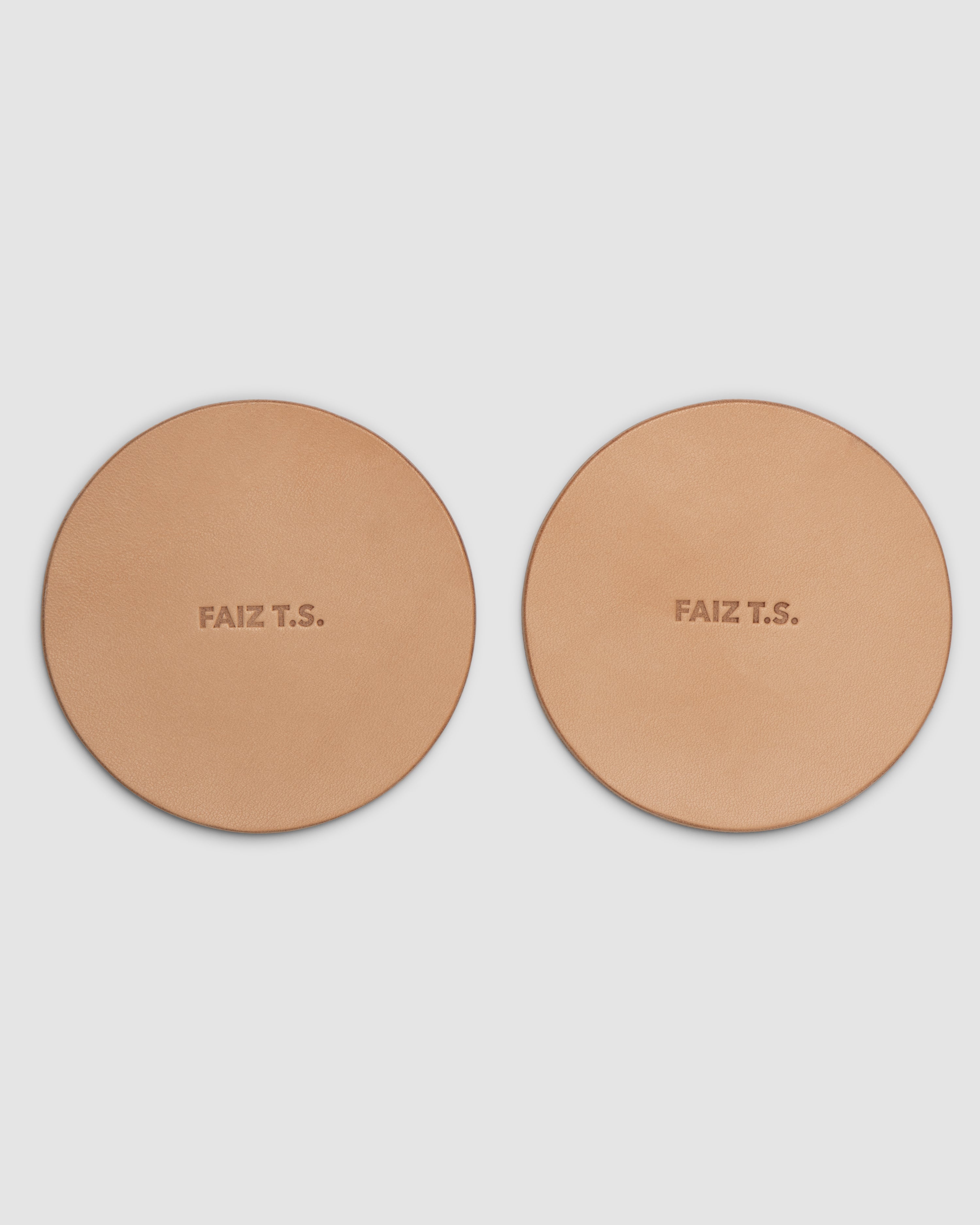 Standard Leather Cowhide Coasters FAIZ T.S. CO.