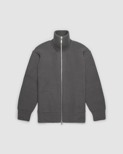 Drivers Full Zip Merino Wool Sweater FAIZ T.S. CO.