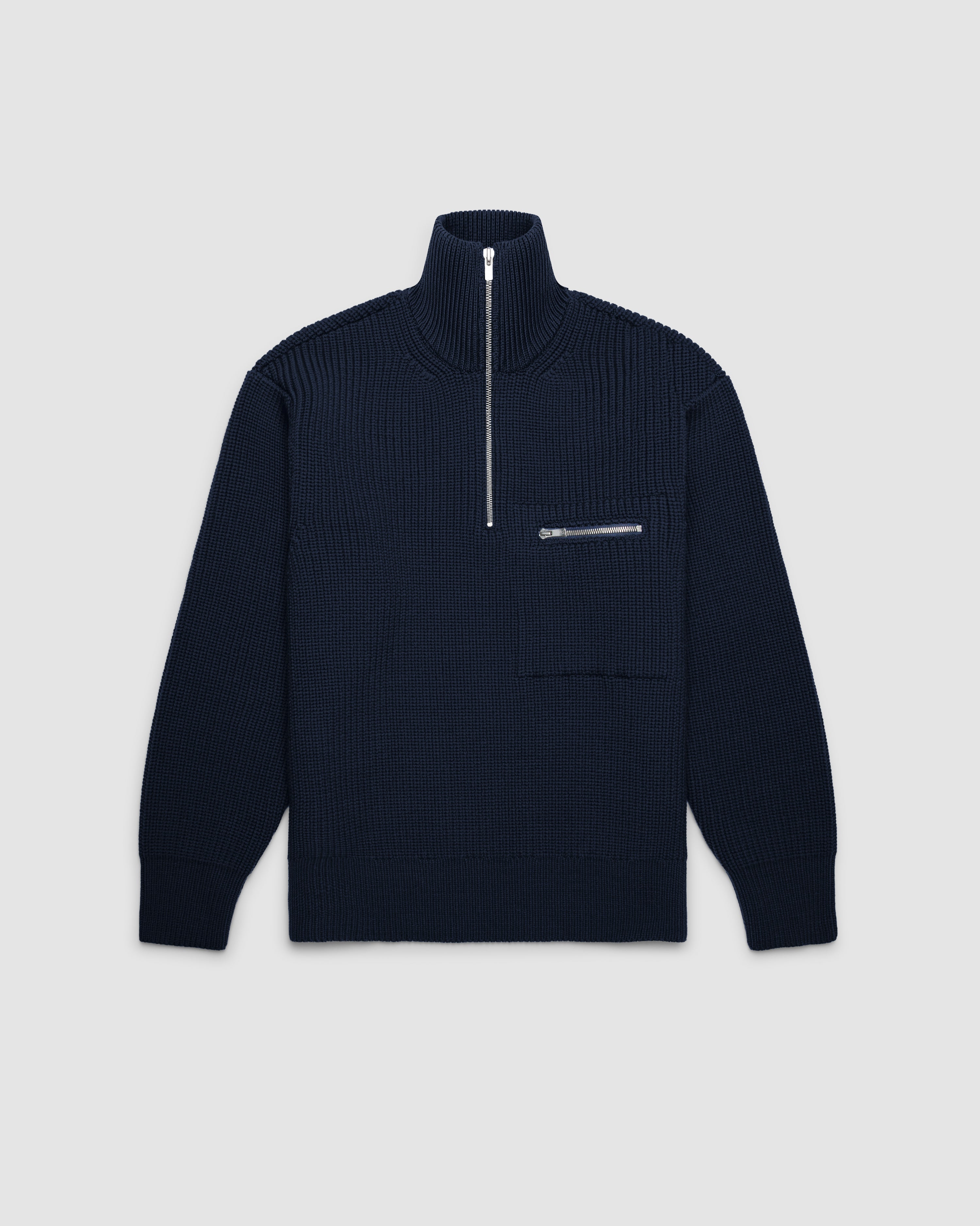 Balancer Half Zip Merino Wool Sweater FAIZ T.S. CO.