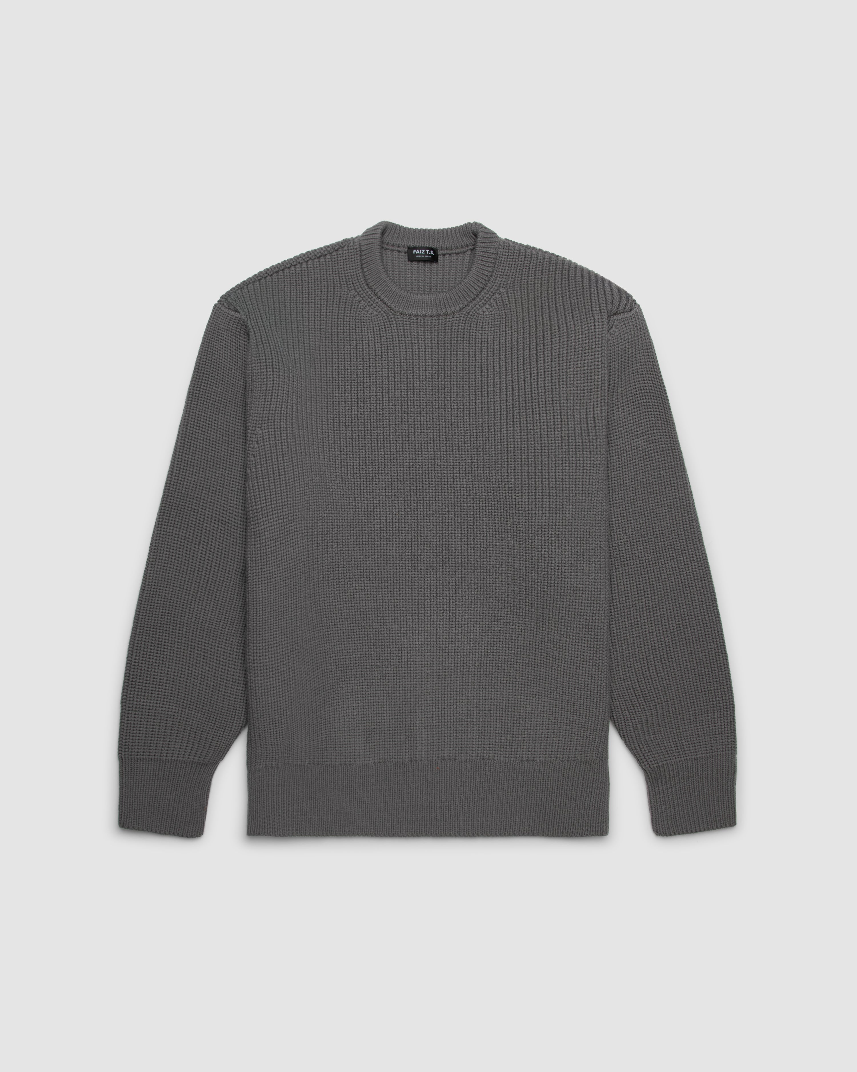 Crew Merino Wool Sweater FAIZ T.S. CO.