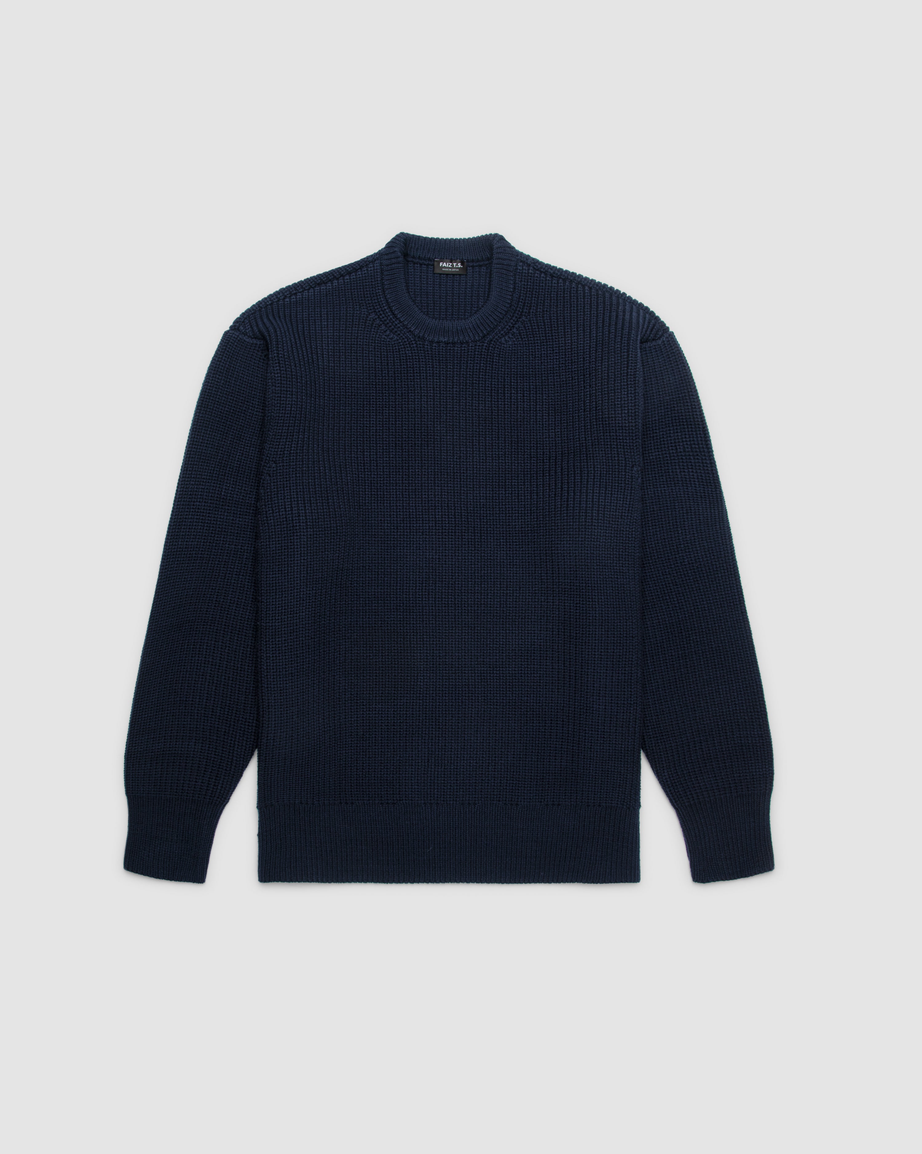 Crew Merino Wool Sweater FAIZ T.S. CO.