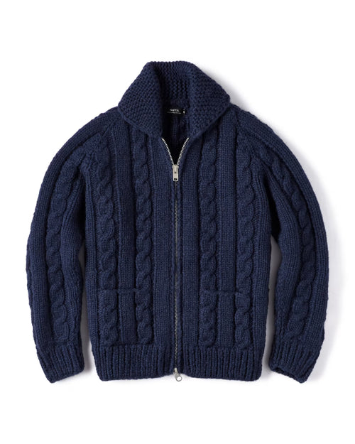 Fisherman Handknit Virgin Wool Sweater FAIZ T.S. CO.