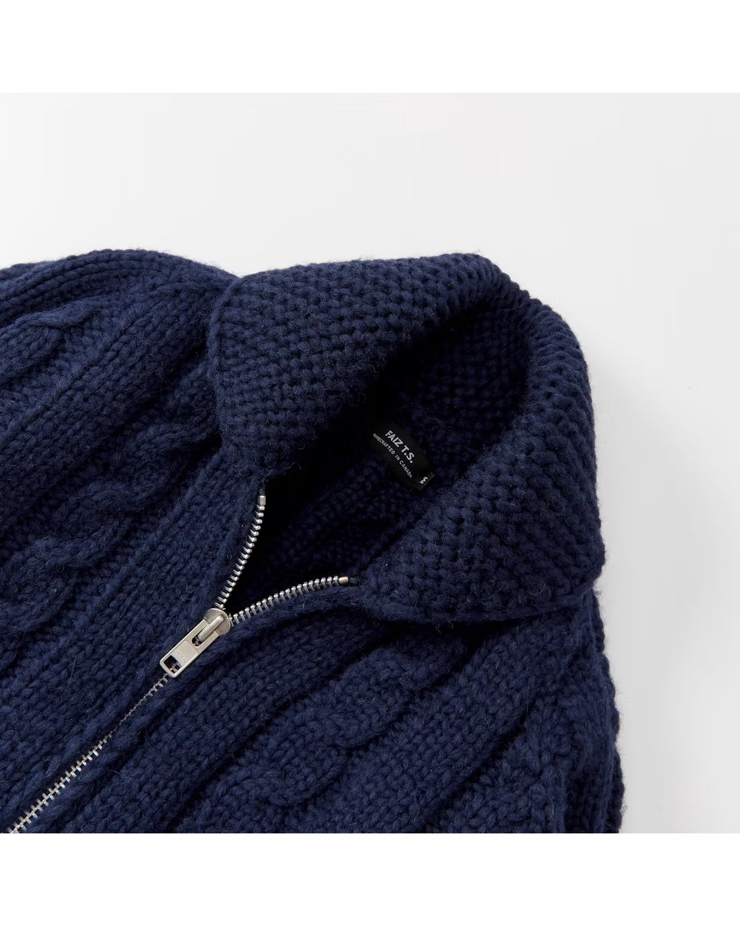 Fisherman Handknit Virgin Wool Sweater FAIZ T.S. CO.