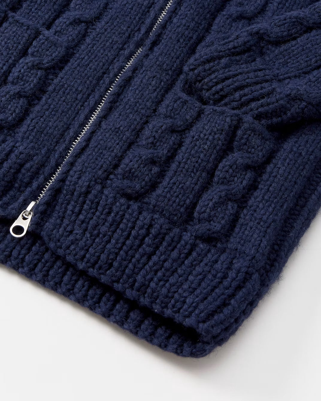 Fisherman Handknit Virgin Wool Sweater FAIZ T.S. CO.