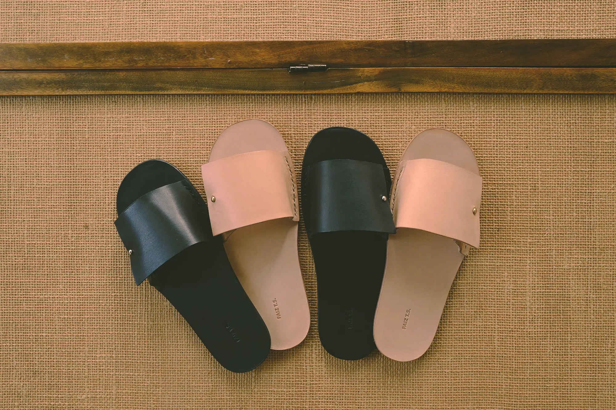 Uchi Leather Cowhide House Shoe FAIZ T.S. CO.