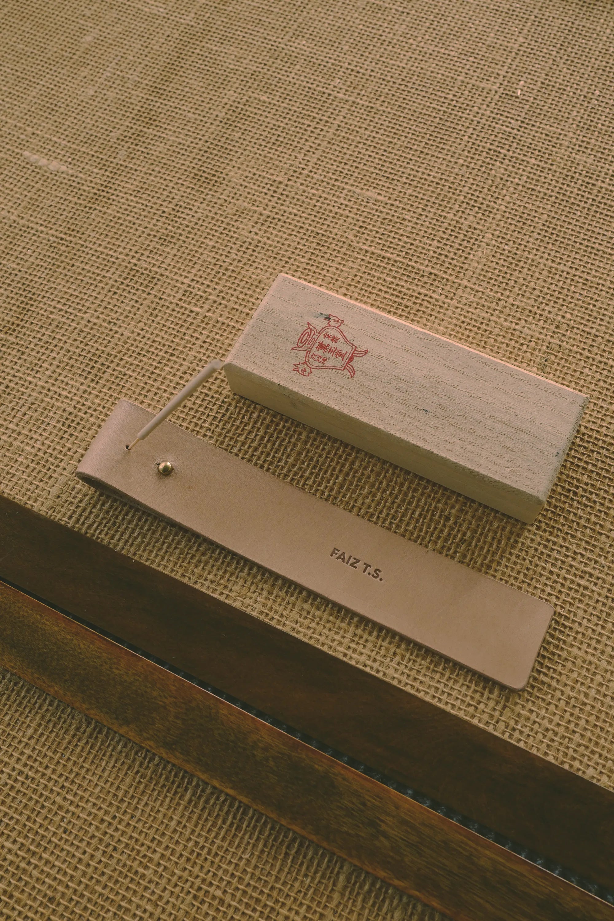 Leather Cowhide Incense Holder FAIZ T.S. CO.