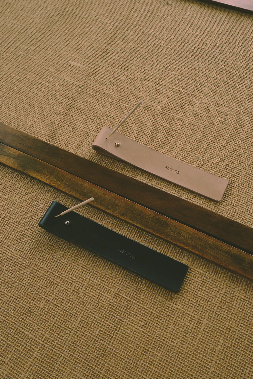 Leather Cowhide Incense Holder FAIZ T.S. CO.