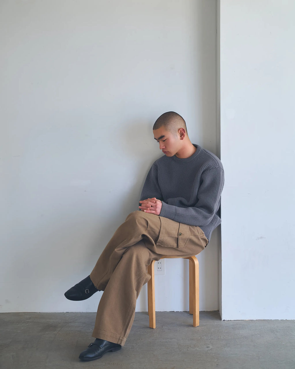 Crew Merino Wool Sweater FAIZ T.S. CO.