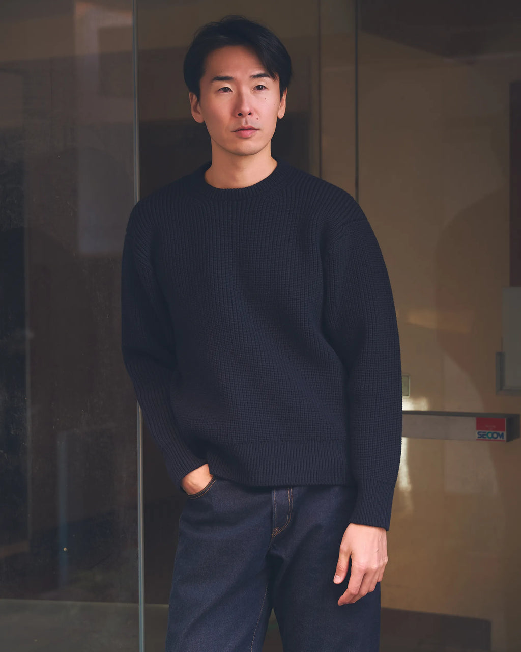 Crew Merino Wool Sweater FAIZ T.S. CO.