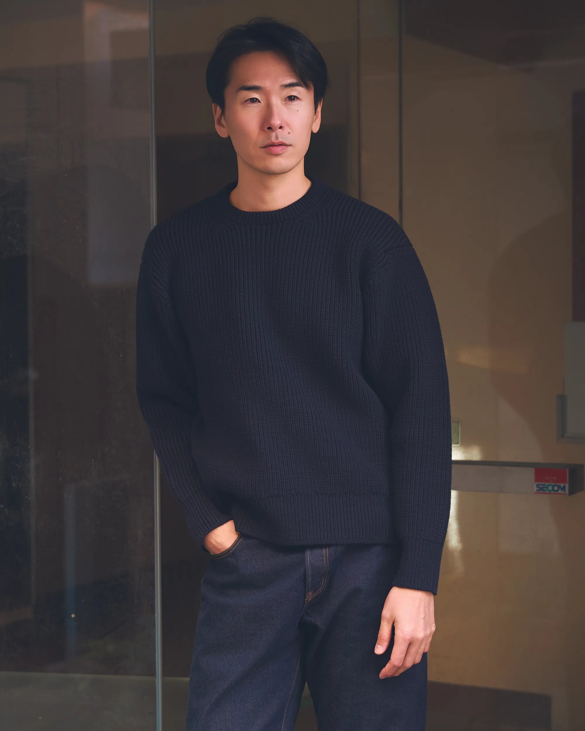 Crew Merino Wool Sweater FAIZ T.S. CO.
