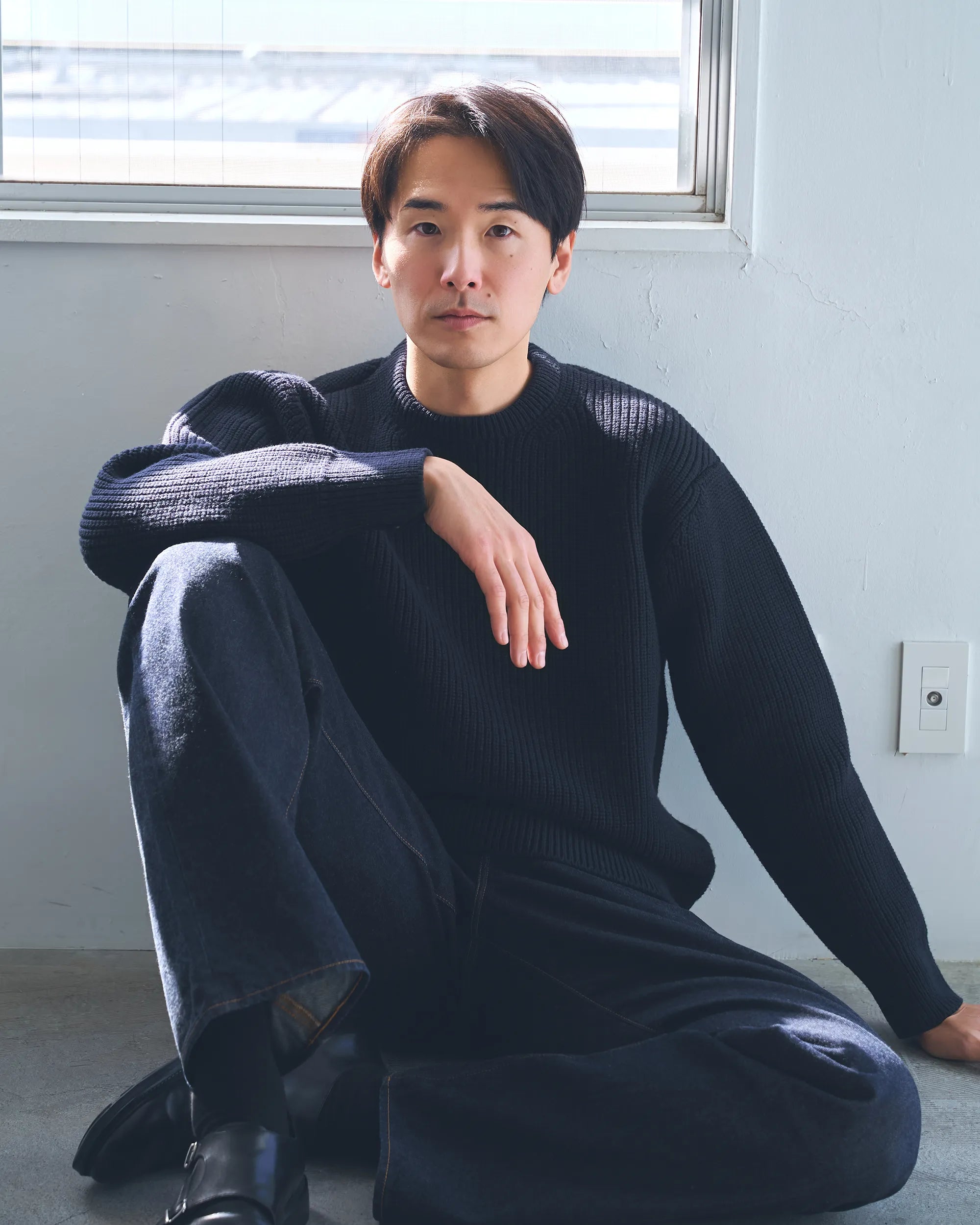 Crew Merino Wool Sweater FAIZ T.S. CO.