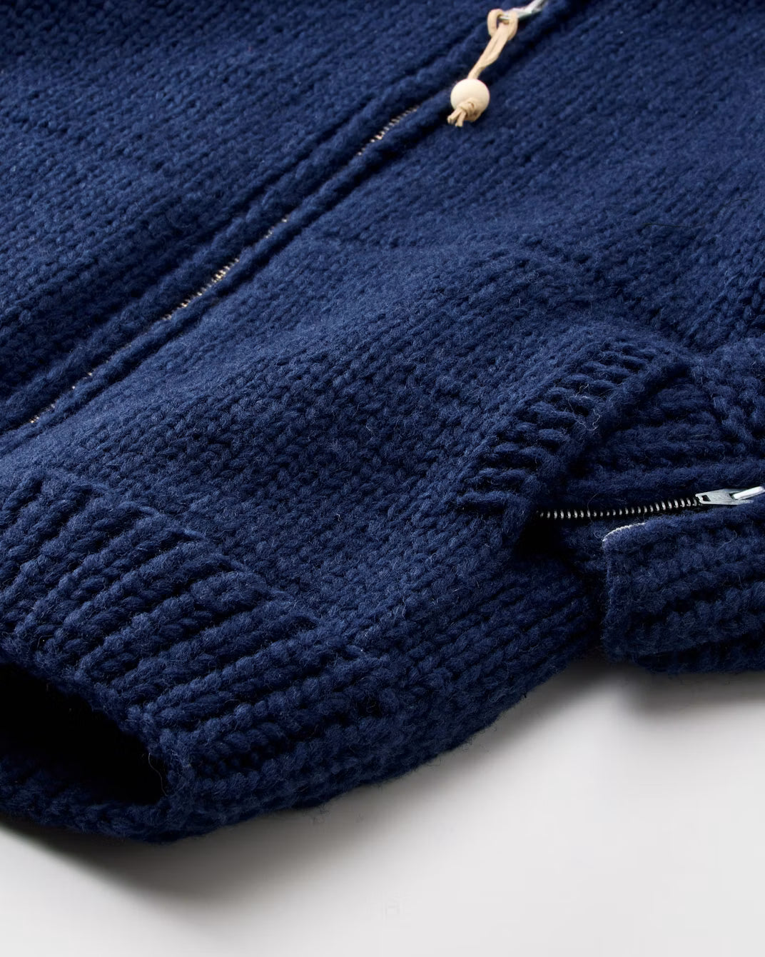 Moto Café Handknit Virgin Wool Sweater FAIZ T.S. CO.